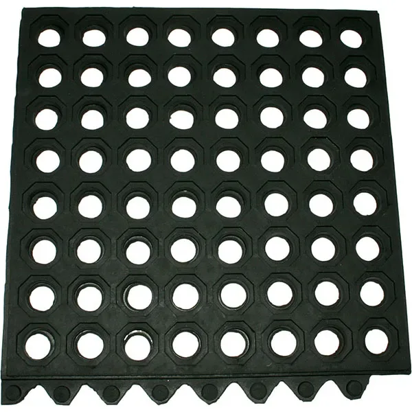 Коврик напольный; резина; ,L=91,5,B=91,5см; черный