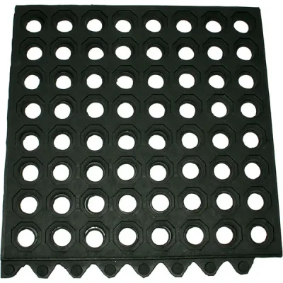 Коврик напольный; резина; ,L=91,5,B=91,5см; черный