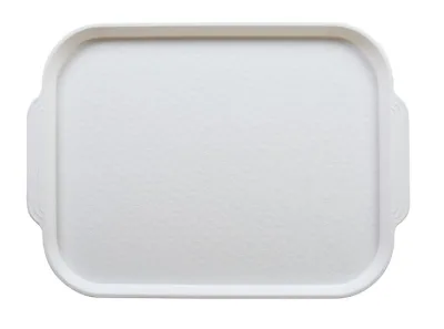 Поднос столовый 450х355 мм с ручками белый [WHITE SW902]