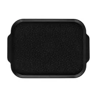 Поднос столовый 450х355 с ручками черный [BLACK SB-101]