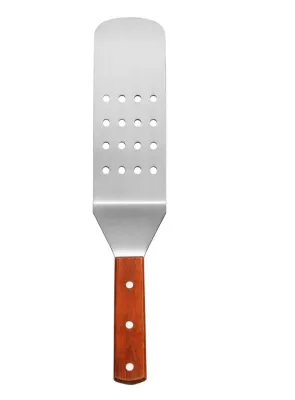 Лопатка перфорированная 20 см,деревянная ручка P.L. Proff Cuisine