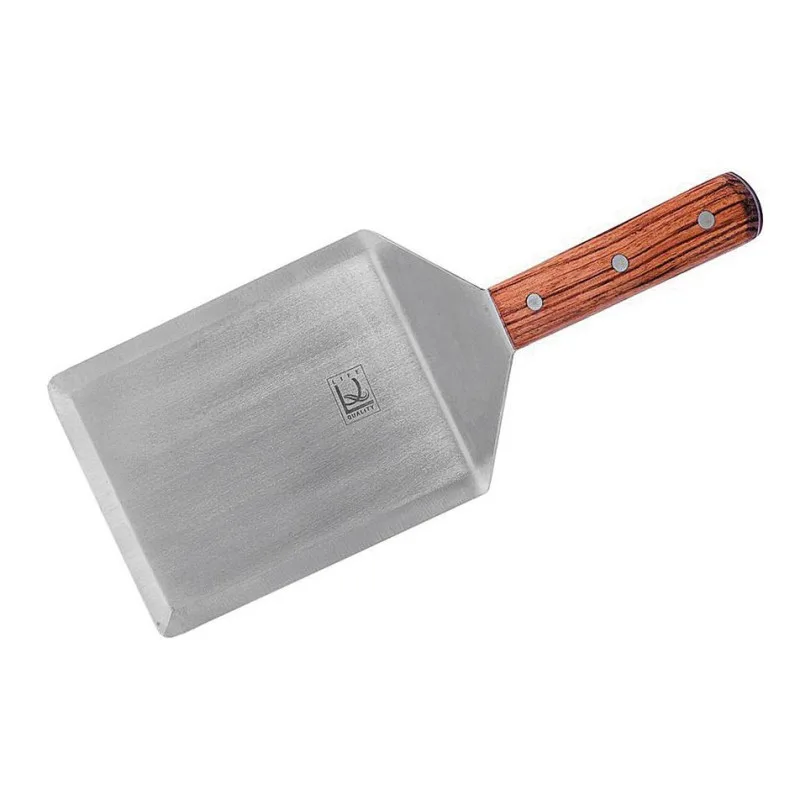 Лопатка металлическая с деревянной ручкой, w 12,5 см, l 16 см