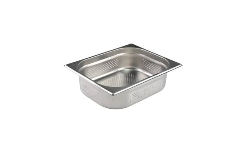 Гастроемкость 1/2 h=100 мм. 325*265 мм. 6 л. нерж. перфорир. d=4 мм. MGsteel (122104MG) /1/12/