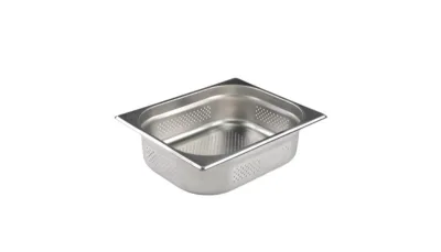 Гастроемкость 1/2 h=100 мм. 325*265 мм. 6 л. нерж. перфорир. d=4 мм. MGsteel (122104MG) /1/12/