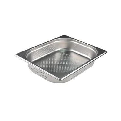 Гастроемкость 1/2 h= 65 мм. 325*265 мм. 4 л. нерж. перфорир. d=4 мм. MGsteel (122064MG) /1/6/12/