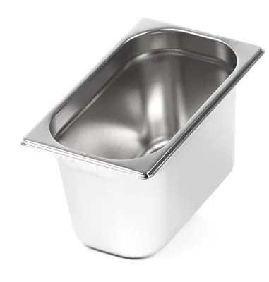 Гастроемкость Luxstahl 1/4х6'' 265х164х150 толщ. 0,6 мм.