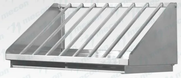 Сушка для крышек вертикальная СКВб - 600*400*260 "Base", цинк, 11 ячеек
