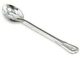 Ложка гарнирная 28,6 см., L ручки 19 см. овальная перфор. нерж. MGsteel /1/144/ (BS21SL)