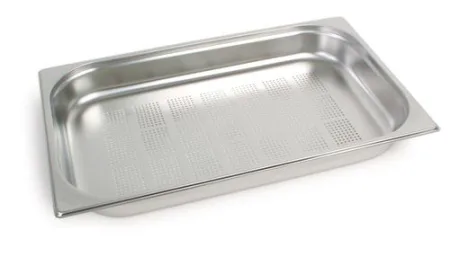 Гастроемкость 1/1 h=150 мм. 530*325 мм. 20 л. нерж.перфорир. d=4 мм. MGsteel (121154MG) /1/6/