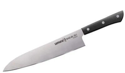 Нож кухонный "Samura HARAKIRI" Гранд Шеф 240 мм, корроз.-стойкая сталь, ABS пластик