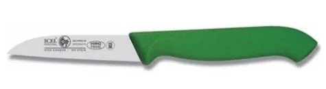 Нож для овощей 80/190 мм. зеленый антибактер. ручка HoReCa Icel 28500.HR02000.080
