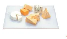 Доска разделочная пластиковая, белый цвет 500*350*8 мм, P.L. Proff Cuisine