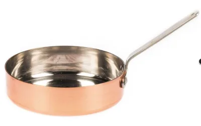 Мини-сковородка 11*3 см, нержавейка с медным напылением, P.L. Proff Cuisine