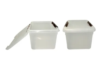 Контейнер для продуктов прямоуг. 8,0 л. 30*23*16,5 см. с коричневым зажимом MGprof /1/25/ ТП