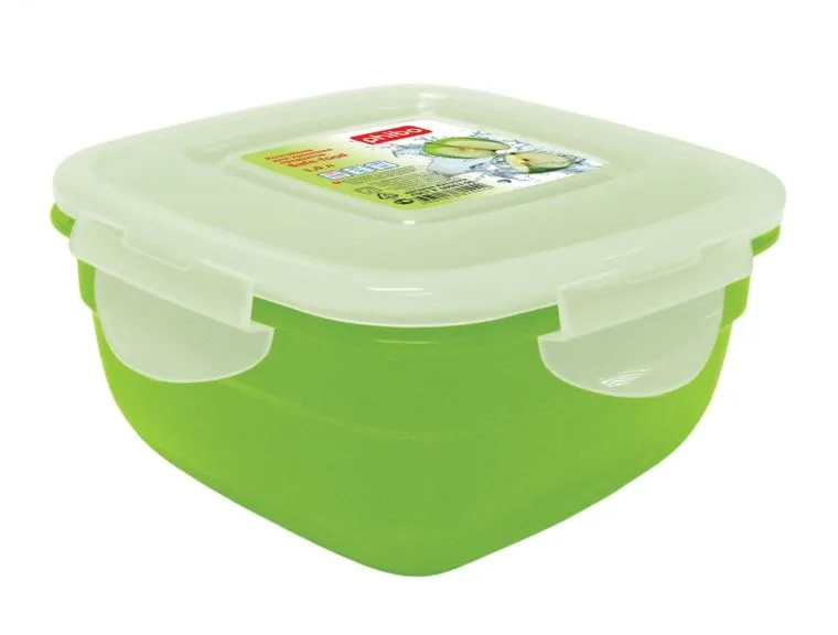 Контейнер для продуктов квадр. 1,0 л. 16*16*8 см. п/п цвет в ассорт. SAFE-FOOD Рс (431157312) /1/28/