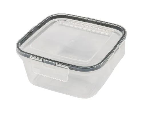 Контейнер для продуктов квадр. 0,4 л. 11*11*5,5 см. герметичный п/п /1/23/