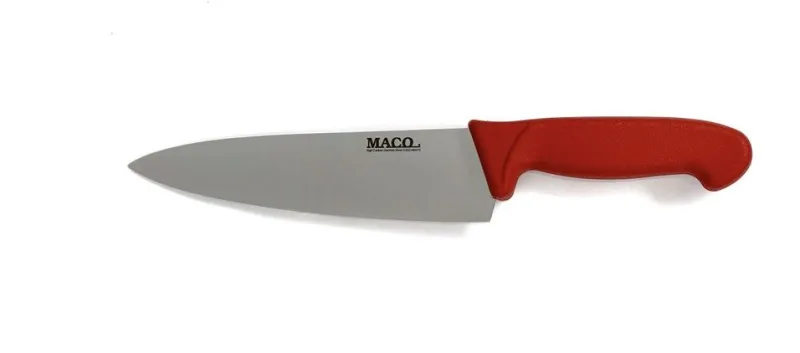 Нож поварской 20см, красный 413947 MACO