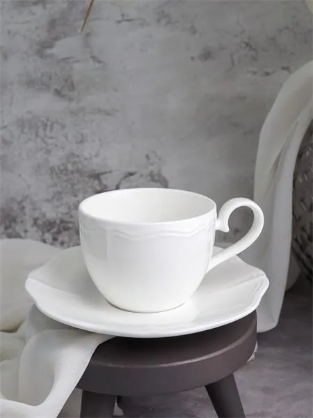 Чашка 220 мл, 12,5x8,8 см h 6,3 см, фарфор, Grazia