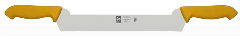 Нож для сыра 300/580 мм. с двумя ручками, желтый PRACTICA Icel