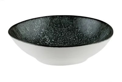 Салатник d=180 мм. 470 мл. h=55 мм. Черный Космос, форма Ваго Bonna /1/12/
