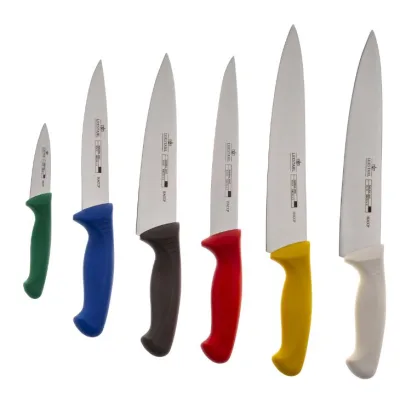 Нож универсальный 6,5" 170мм зеленый "HACCP" Luxstahl [W016]