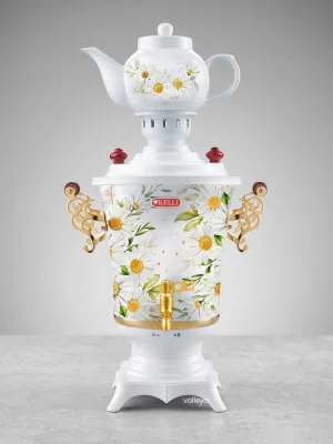 Самовар электр-термопот КL-1478 4л + чайник завар 0,9л *4