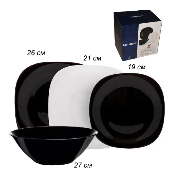 ФР С/стол. 19пр CARINE WHITE& BLACK