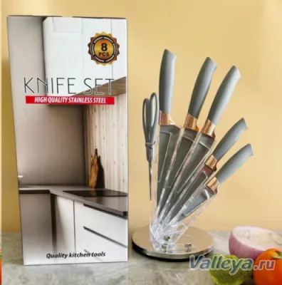 Набор ножей на подставке 7пр WG-612 *12