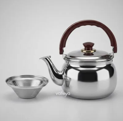 Чайник завар мет VL 1908 1,0л Бабушкин *24 brown/коричн