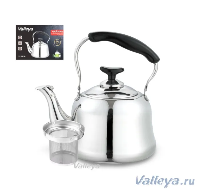 Чайник завар нерж VL 2810 1,0л Колокол *24