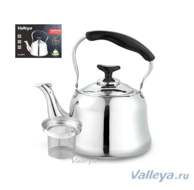 Чайник завар нерж VL 2810 1,0л Колокол *24