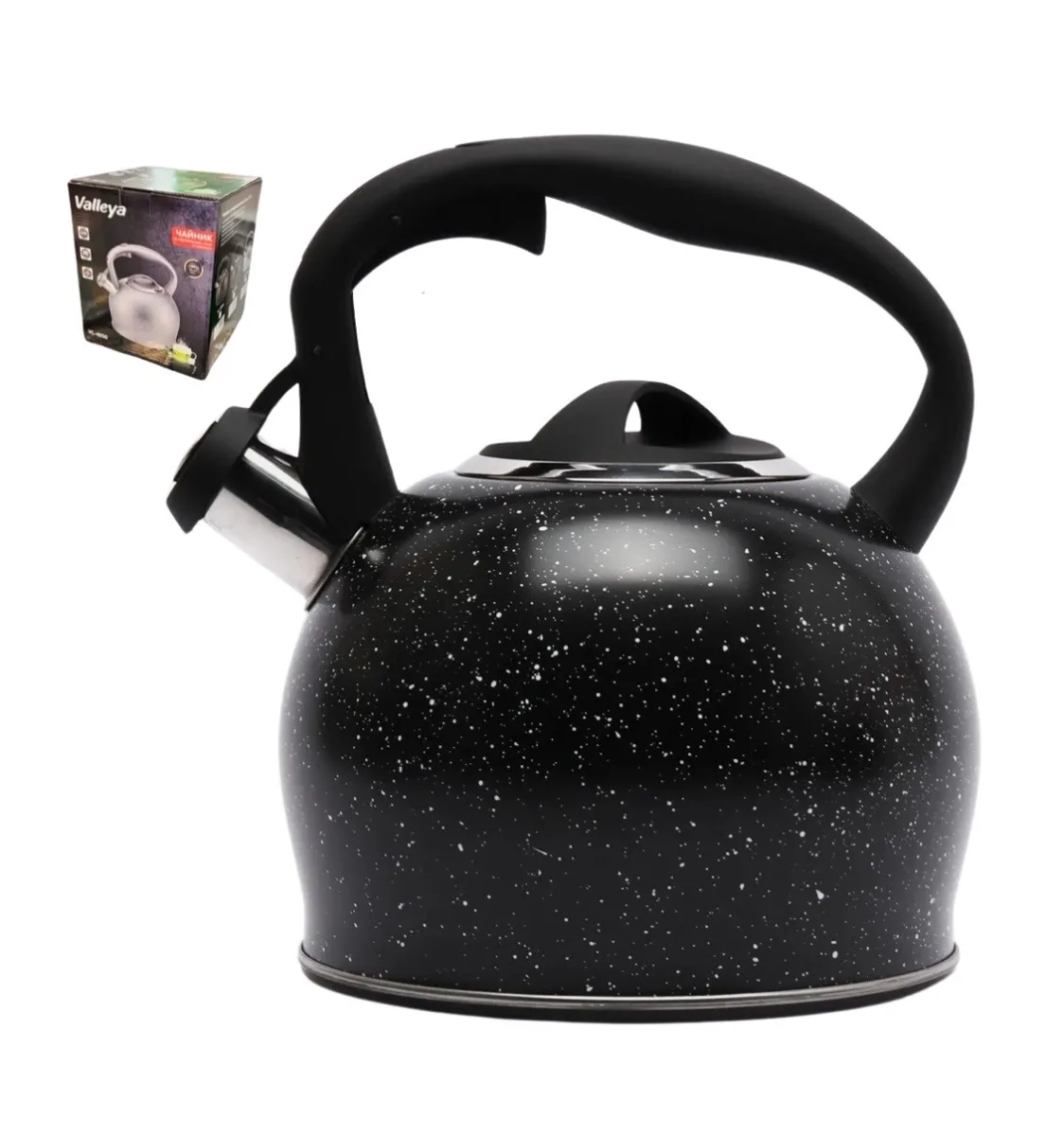Чайник VL 4049 3,0л черный гранит *12