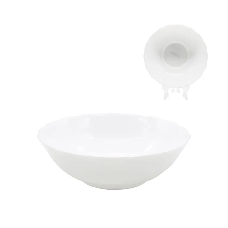Салатник 7" 17,5см опал "White, белый" HW70 *48
