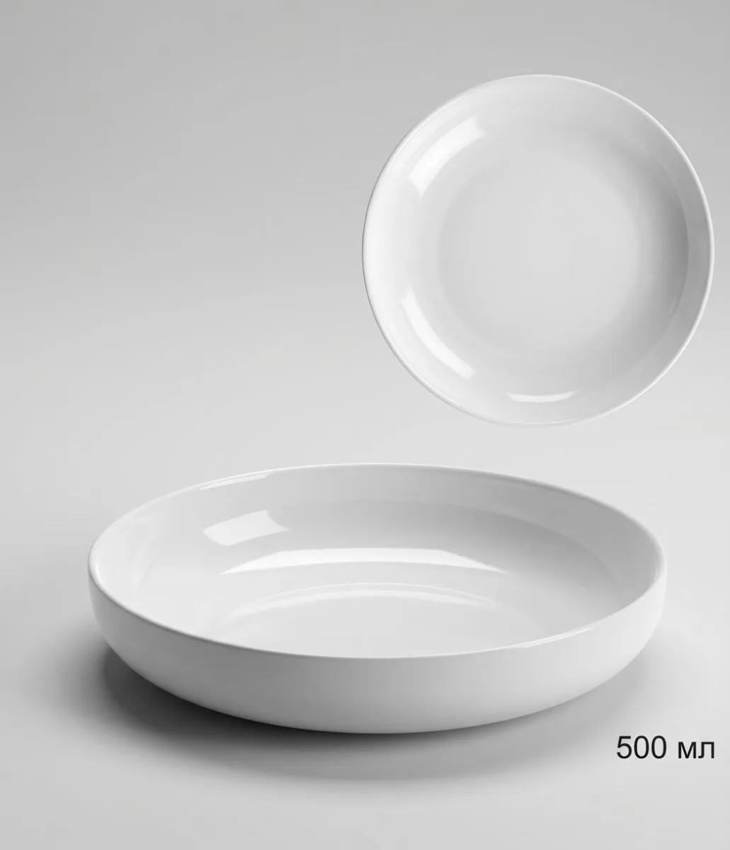 Салатник 7" 17,5см опал 500мл ZKP-70XN Белый *6/36