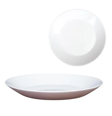 Тарелка 9,5" 24см опал ЕВРО LMLQP95 white *36