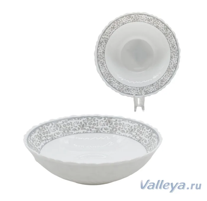Салатник 7" 17,5см опал VL008 "Бланш" тнк *24
