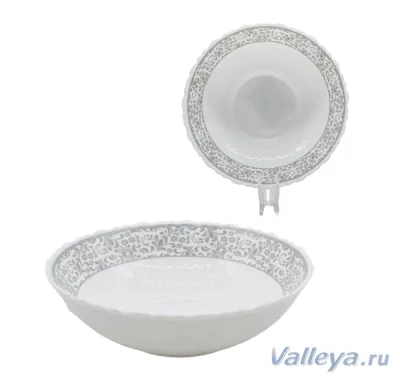 Салатник 7" 17,5см опал VL008 "Бланш" тнк *24