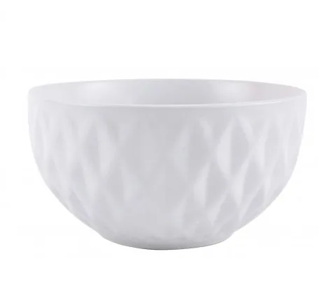 Салатник 14см WHITE соты *36