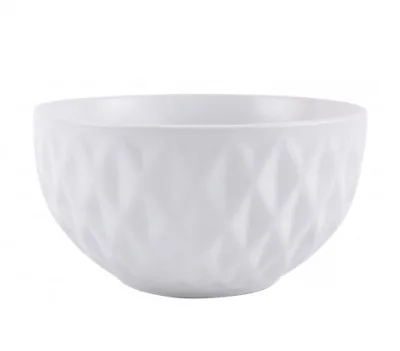 Салатник 14см WHITE соты *36