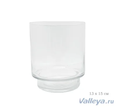 Ваза стекло 13x15см без упак *36