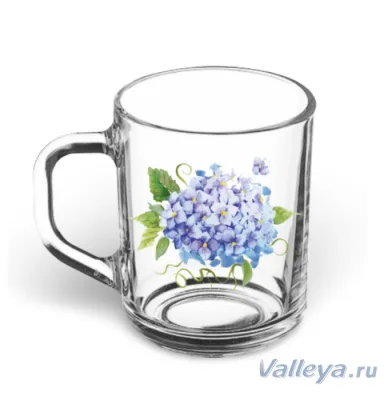 Кружка д/чая 1335 GREEN TEA 200мл Гортензия *20