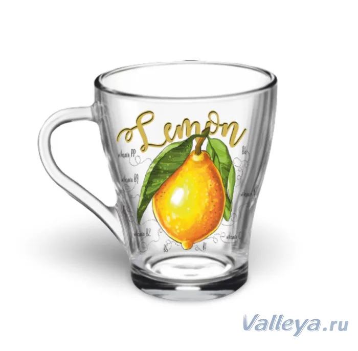 Кружка д/чая 1649 ГРАЦИЯ 250 Полезный лимон *20
