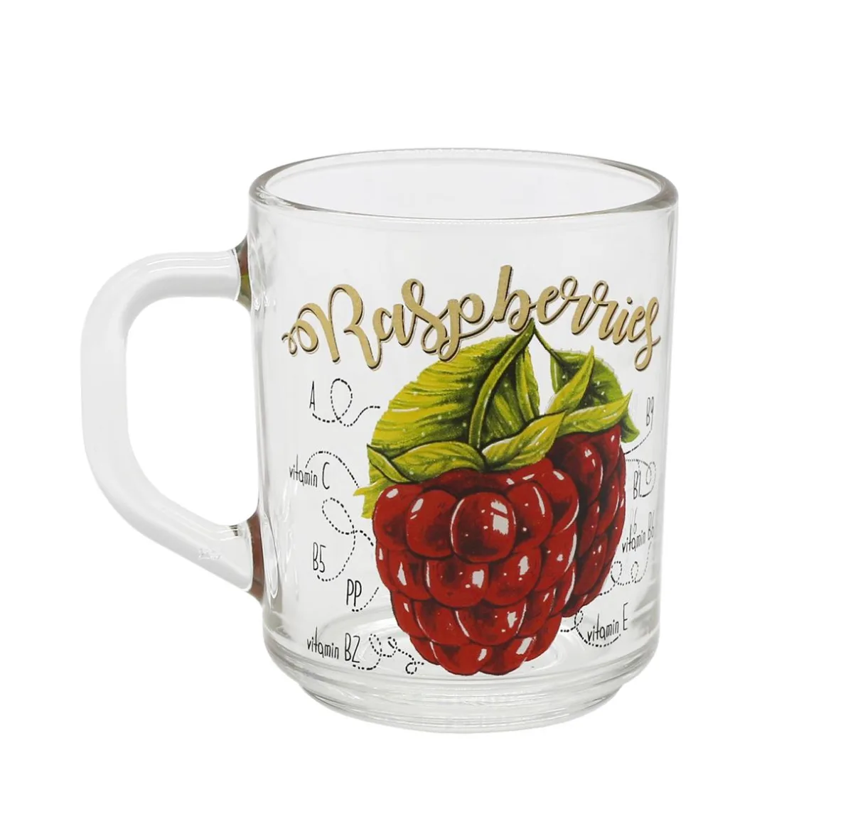 Кружка д/чая 1335 GREEN TEA 200мл Полезная малина *20