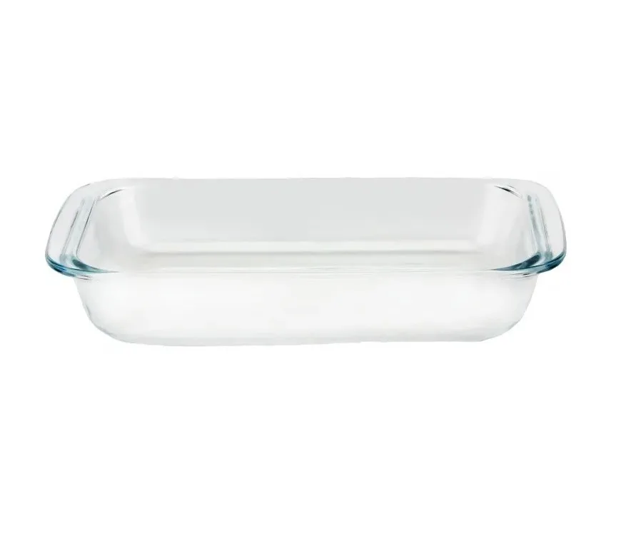 Форма д/запек KL-3209 стекл 3,0л 39х24х4,6см *6
