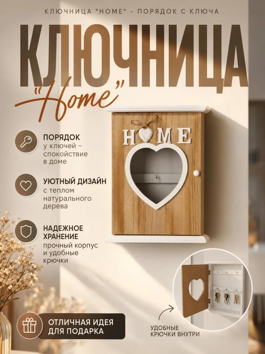 Ключница "Home" *36