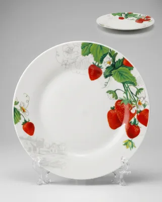 КТ Тарелка 7,5" 19см VL 001 Клубника *72