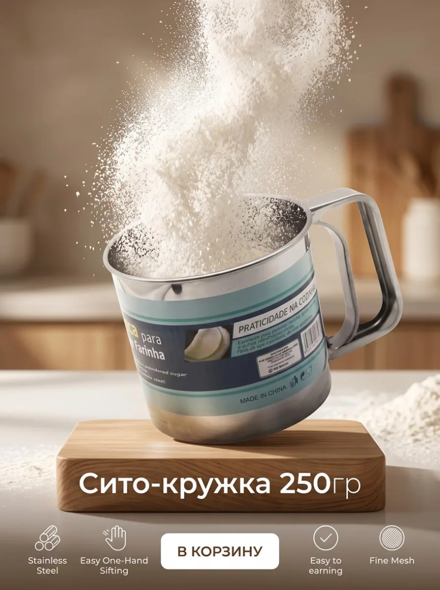 Сито-кружка 250гр *120/12