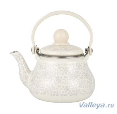 Чайник - заварник эмаль 0,85л "Бланш" *24