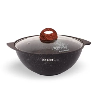 Казан для плова 4,5л АП "Granit ultra original" стекл кр Кукмор *3