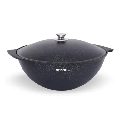 Казан для плова 7,0л АП "Granit Ultra" мет/крыш